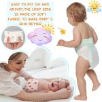 Vabean 8 Pcs Baby Infant Umbilical Cord Comfort Cotton Belly Band with 4 Colors and 4 Prints, Adjustable Muslin Baby Umbilical Belt for Protection Abdomen Baby Infant Newborn Gifts 0 To12 Months - Image 5